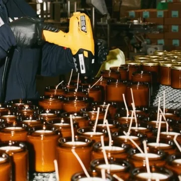 P.F. Candle Co. Golden Coast Candle for Serene Spaces