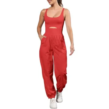 Panadila Women’s Athletic Workout Romper with Pockets