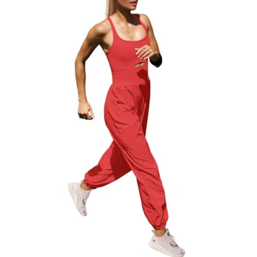 Panadila Women’s Athletic Workout Romper with Pockets