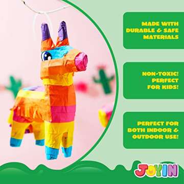 Mini Donkey Pinatas for Cinco De Mayo Fun Party Supplies