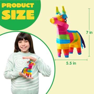 Mini Donkey Pinatas for Cinco De Mayo Fun Party Supplies