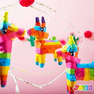 Mini Donkey Pinatas for Cinco De Mayo Fun Party Supplies