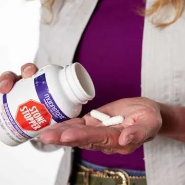 Stone Stopper Capsules, Kidney Stone Prevention, Calcium Oxalate Protector, Alkali Citrate Support Supplement, Developed by Urologists to Support Kidney Health, 30 Day Supply (120 Count)