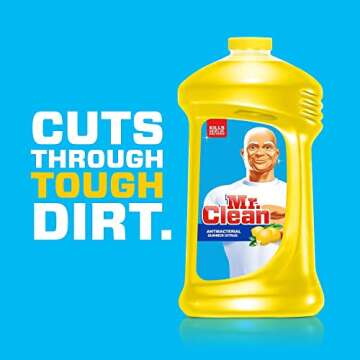 Mr. Clean Antibacterial Cleaner, Summer Citrus Scent, 128 Oz