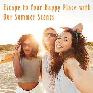 Summer Essential Oils for Diffusers for Home, MitFlor Fragrance Oil Set, Soap & Candle Making Scents...