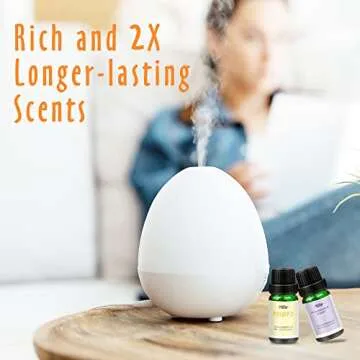 Summer Essential Oils for Diffusers for Home, MitFlor Fragrance Oil Set, Soap & Candle Making Scents, 6x10ml with Ocean, Midsummer Night, Pineapple and More, Aromatherapy Perfume Oil Gift Set