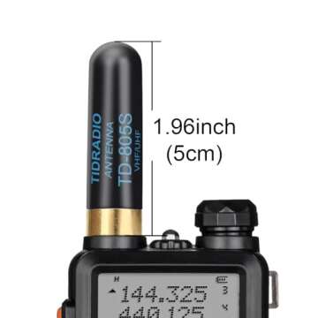 TIDRADIO TD-805S Antenna: Short VHF/UHF 144/430MHz