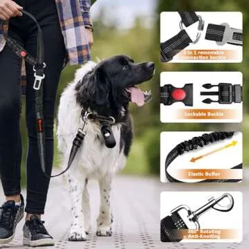 Removable Dog Seat Belt Harness for Safe Travel
