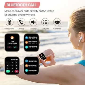 Hoowel Smart Watch with Alexa Control & Health Tracker