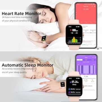 Hoowel Smart Watch with Alexa Control & Health Tracker