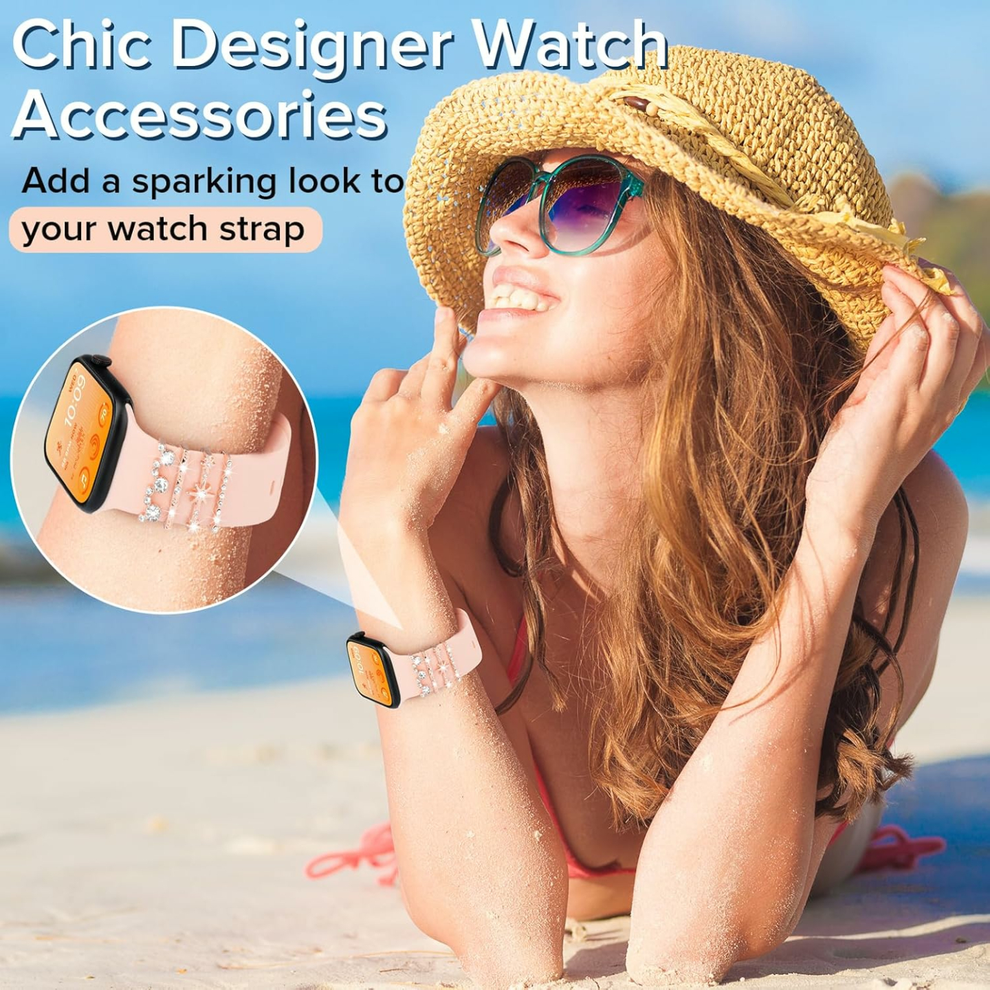 Chic Watch Band Charms for Apple Watch - Stylish Upgrade