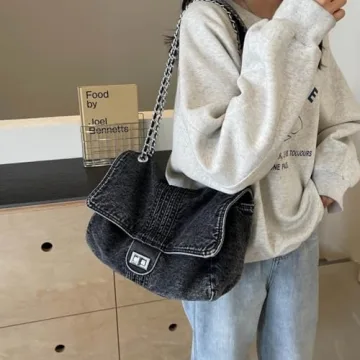 Stylish KANGDAWEI Denim Handbag for Stylish Women