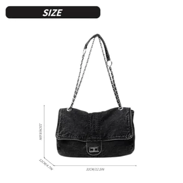 Stylish KANGDAWEI Denim Handbag for Stylish Women