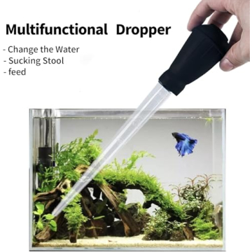 Turkey Baster,Plastic Baster for Thanksgiving Meat,Cooking,BBQ,Baking,Kitchen,Fish Tank Cleaning,30ML/1OZ (Black)