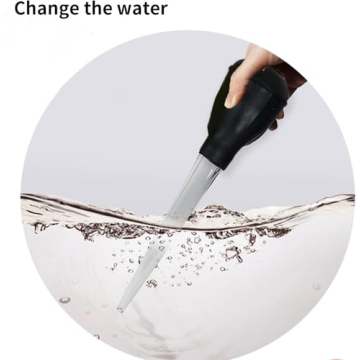 Turkey Baster,Plastic Baster for Thanksgiving Meat,Cooking,BBQ,Baking,Kitchen,Fish Tank Cleaning,30ML/1OZ (Black)