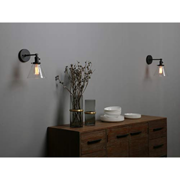 Handmade Phansthy Black Industrial Wall Sconce Light