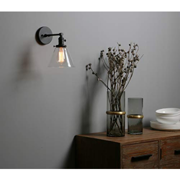 Handmade Phansthy Black Industrial Wall Sconce Light