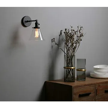 Handmade Phansthy Black Industrial Wall Sconce Light