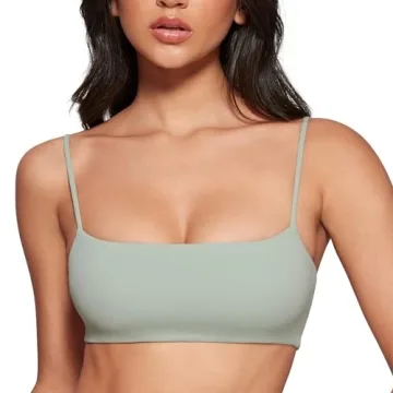 INGIA Women's Square Neck Sports Bra - Comfortable Daily Wear & Yoga