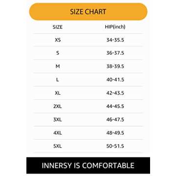 INNERSY High Waisted Leakproof Period Panties 3 Pack