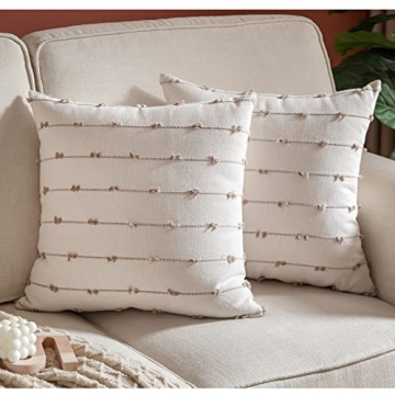 Caflife Boho Throw Pillow Covers Set of 2 for Decor