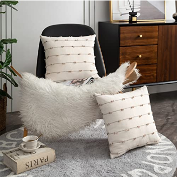 Caflife Boho Throw Pillow Covers Set of 2 for Decor