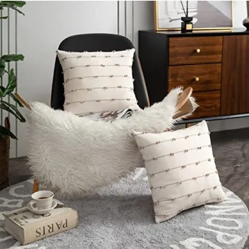 Caflife Boho Throw Pillow Covers Set of 2 for Decor