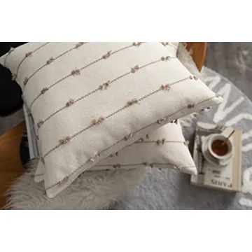 Caflife Boho Throw Pillow Covers Set of 2 for Decor