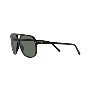 Ray-Ban RB2198 Bill Square Sunglasses Black Polarized Green