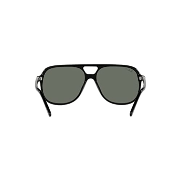 Ray-Ban RB2198 Bill Square Sunglasses Black Polarized Green