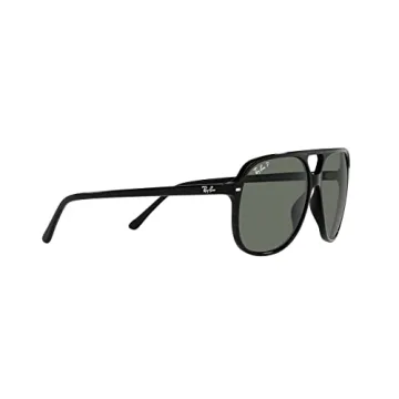 Ray-Ban RB2198 Bill Square Sunglasses Black Polarized Green