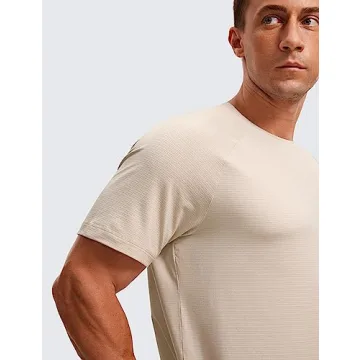 CRZ YOGA Mens Lightweight Athletic Workouts T-Shirt