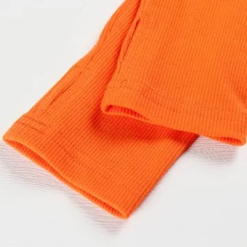 Artfish Neon Ribbed Women’s Turtleneck Crop Top