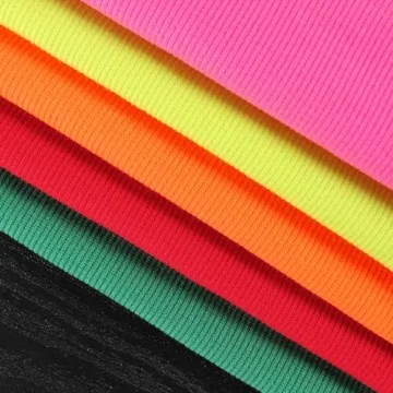 Artfish Neon Ribbed Women’s Turtleneck Crop Top