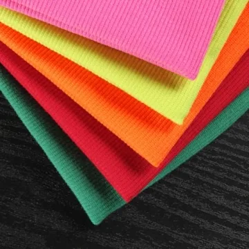 Artfish Neon Ribbed Women’s Turtleneck Crop Top