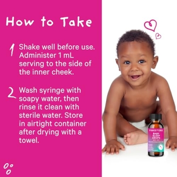 Natural Sleep Drops for Infants and Toddlers by Pink Stork