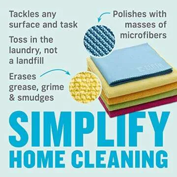 E-Cloth Starter Pack for Effortless Eco-Friendly Cleaning