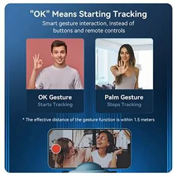 Adaptom Auto Face Tracking Phone Holder, 360 Smart Selfie Tripod Mount Fast Motion Moving Tracker fo...