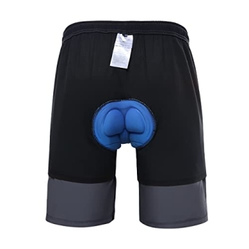 EZRUN Men's Lightweight 3D Padded MTB Cycling Shorts