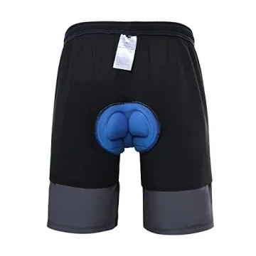 EZRUN Men's Lightweight 3D Padded MTB Cycling Shorts
