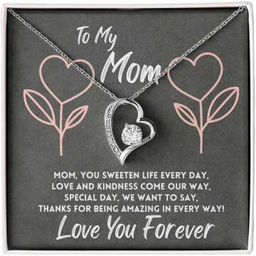 Mothers Day Necklace Gift for Mom - Cherished Jewelry