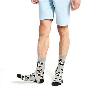 WeciBor Colorful Funny Cotton Crew Socks for Men