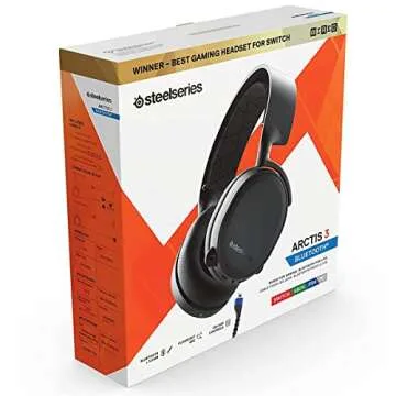 SteelSeries Arctis 3 Bluetooth - Wired Gaming Headset + Bluetooth - For Nintendo Switch, PC, PS5/PS4, Xbox Series X|S|One, VR, Android, and iOS - Black