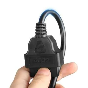 CERRXIAN 30cm OBD2 Y Splitter Cable for Diagnostic Tools
