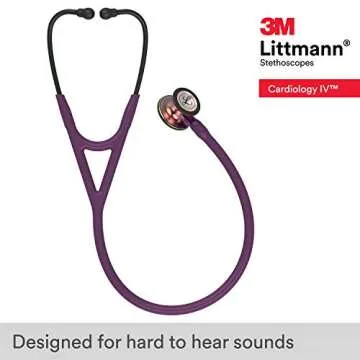 3M Littmann Cardiology IV Diagnostic Stethoscope, Exceptional Sound Clarity and Comfort for Professi...