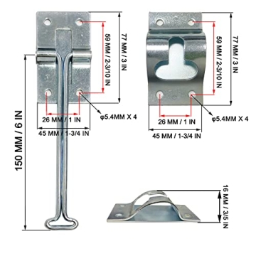 Ganlandy T-Style RV Entry Door Holder for Ultimate Security