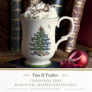 Spode Christmas Tree Mug - Festive Holiday Drinkware