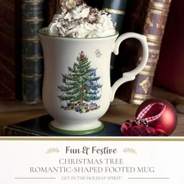 Spode Christmas Tree Mug - Festive Holiday Drinkware