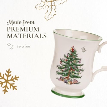 Spode Christmas Tree Mug - Festive Holiday Drinkware