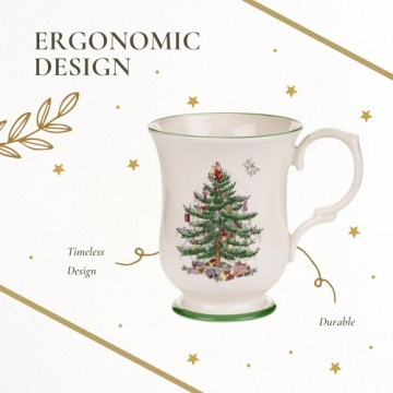Spode Christmas Tree Mug - Festive Holiday Drinkware